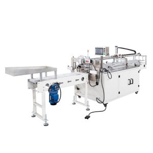PLC Liquid Crystal Texting Toilet Paper Packing Machine Controllable Temp