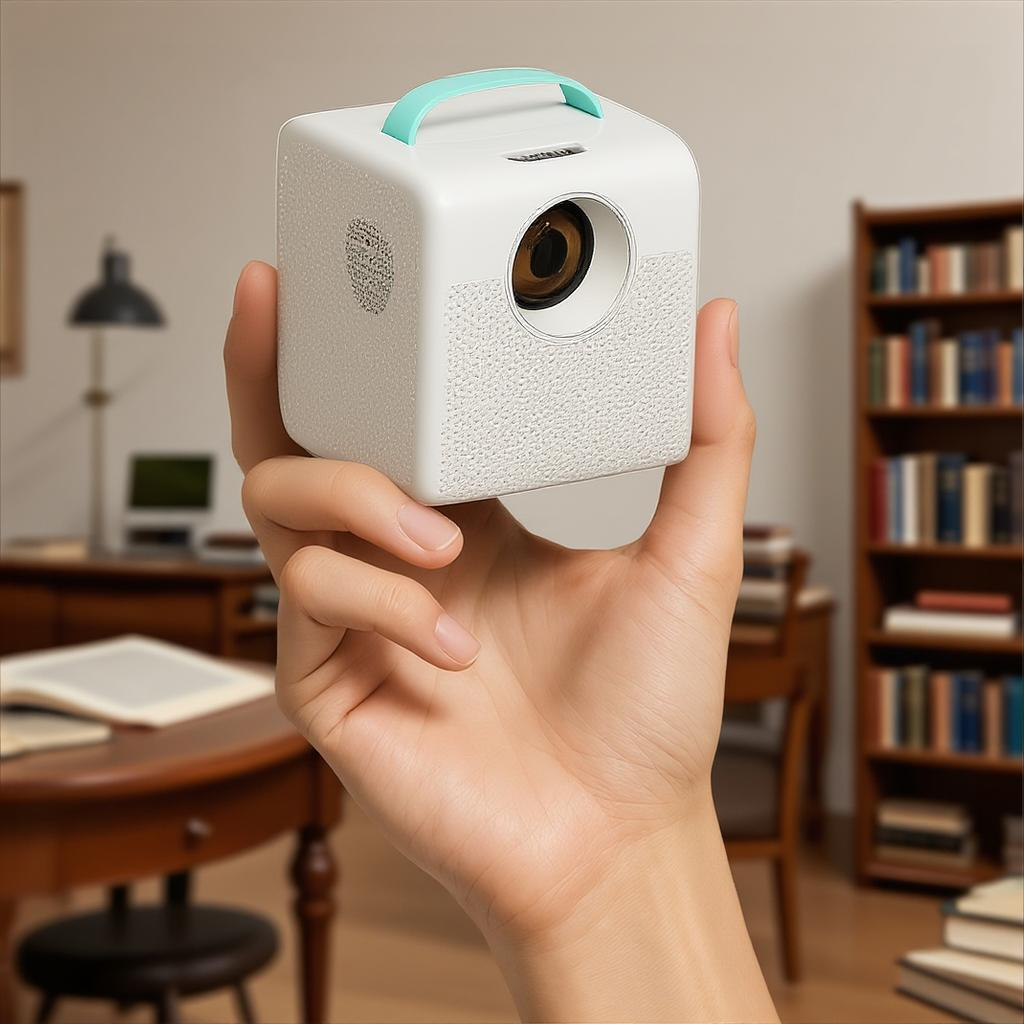 Buy cheap Q2 Mini Cube Projector HD 720P Portable Video Hand-hold Android 11.0 from wholesalers
