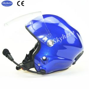Quality Paramotor helmet GD-G with full headset Red colour M L XL XXL size in stock blue red black for sale