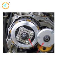 China Chongqing Motorcycle Clutch Kits , CG125 Motorcycle Centrifugal Clutch / Silver Color for sale