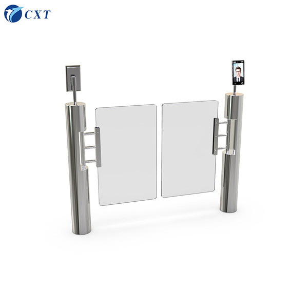 Intelligent Swing Barrier Gate Anti Collision Acrylic Access Control Turnstile