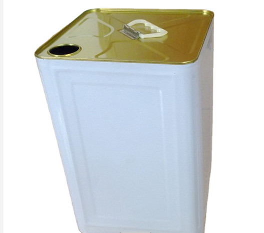 22L Large Square Tin Containers CMYK Chemical Oil Tin Can