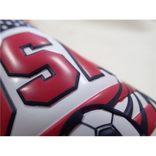 Colorful Garment Patches Metal TPU Screen Printing High Frequency Embossed Logo