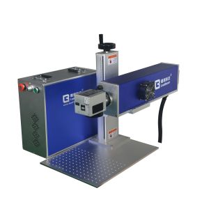 Buy cheap Plastic Button 10w Fiber laser Marking Equipment, handle fiber laser marking from wholesalers