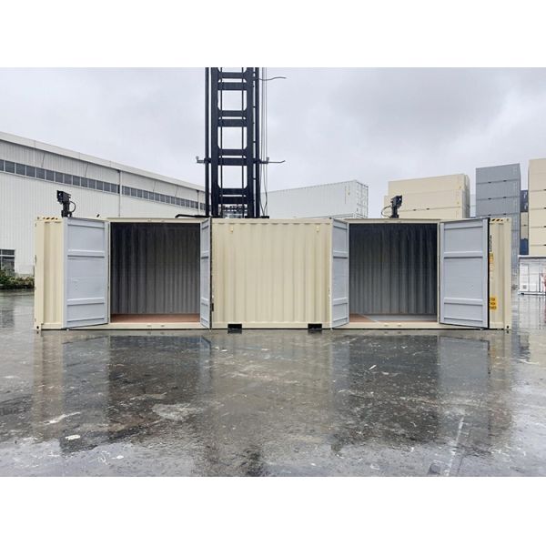 40ft High Cube Open Side Shipping Container with 12192 x 2438 x 2896 mm External Dimensions and Customizable Features