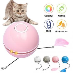 China Interactive USB Charging Electronic Cat Ball Interactive Cat Toys Balls on sale