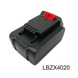 Quality Balck Decker 18v Drill Battery LBZX4020 18650 Lithium Replacement for sale