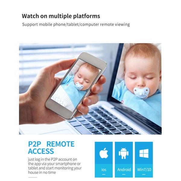 Tuya Smart Life 1080P IP Camera 2M Wireless WiFi Camera Security Surveillance CCTV Camera Baby Monitor_copy(EC96-X15)
