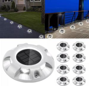 Quality Aluminum Pathway Solar Powered Deck Light LED Energy Saving Lamps for sale