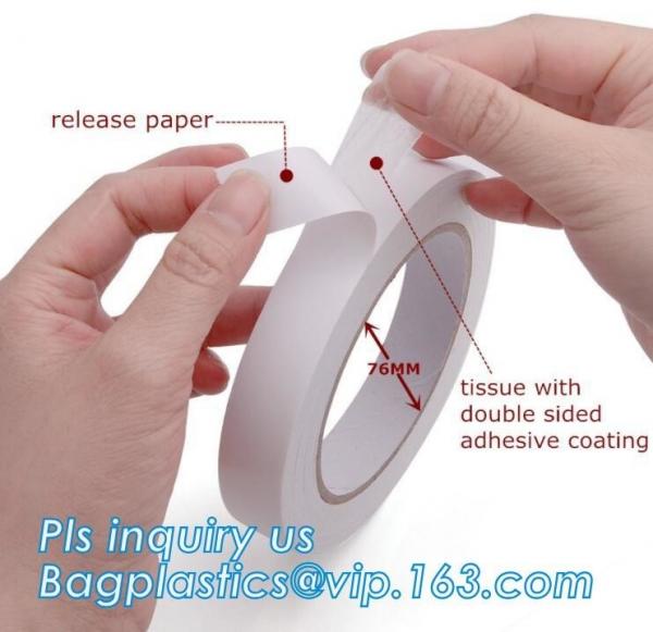 Buy Factory direct sale cheap industrial strong double sided tape with carrier tissue or foam or pet or bopp bagease bagplas at wholesale prices