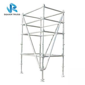Quality 2m - 20m Aluminium Scaffold Tower , Mobile Climbing Ladder Frame Scaffolding for sale