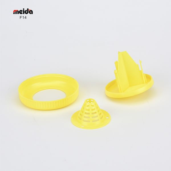 Mini Fruit Fly Trap Bottle with Target Lure Square Eco Material Regular Size 60 Pieces