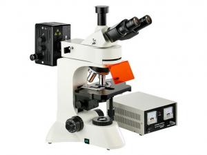 China 10X 40X 100X Digital Metallurgical Microscope / Epifluorescence Inverted Microscope on sale