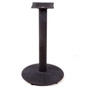 Professional Bistro Table Base Industrial Cast Iron Table Legs With Black Powder