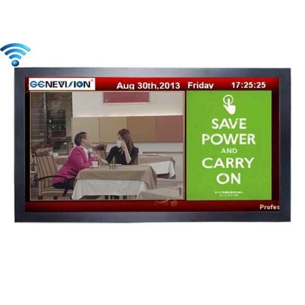 Real Color Wifi Digital Signage 70 Inch with 0.807mm(H) x 0.807mm(W)