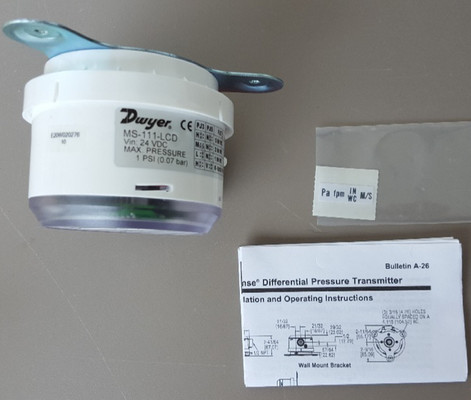 Dwyer MS-111-LCD Magnesense Differential Pressure Transmitter