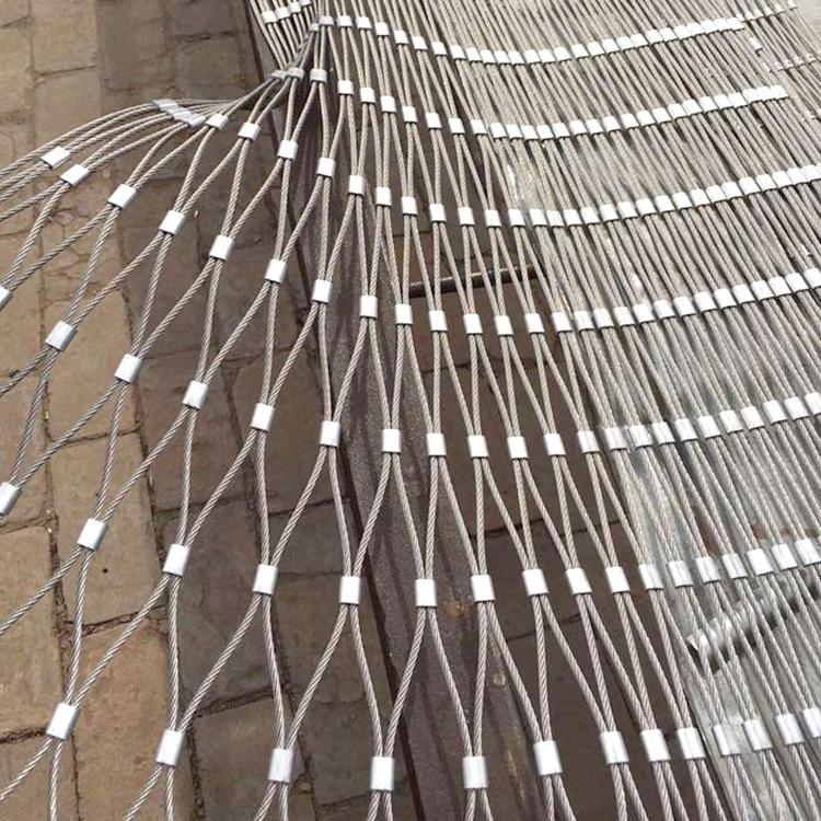 Wire Diameter 1.2mm to 4mm Commercial Safety 304 Stainless Steel Mesh Netting for Protecting