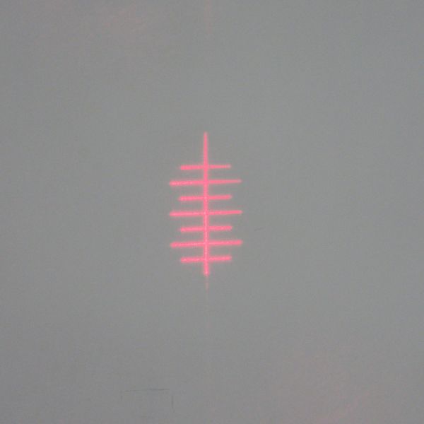 Projection Positioning 5mw Vertical Laser Module 650nm