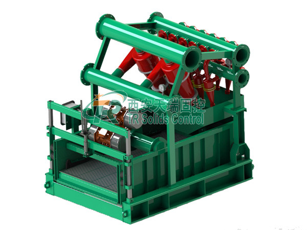 15 - 44um Separation Point Oilfield Mud Cleaning Equipment , Compact Structure