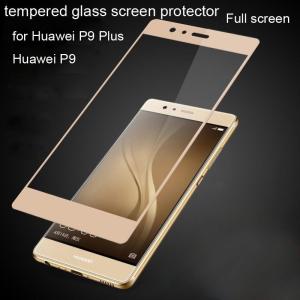 Quality HUAWEI P9 Plus Huawei P9 P9P best tempered glass screen protector Full screen coverage HD for sale