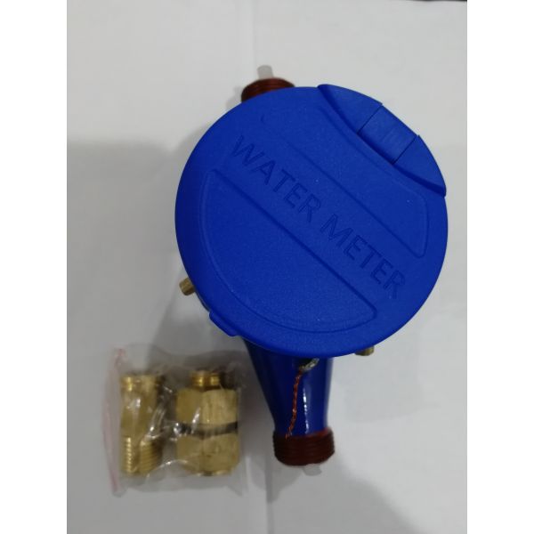Brass Body Dry Type Conventional Water Meter with Multi Jet DN15 20 25 32 40 50 R80 R100 R125 R160 OEM Supported