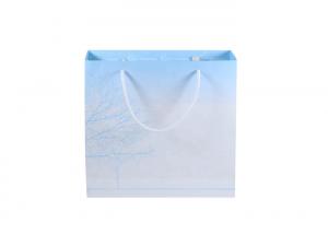 China Exquisite Custom Printed Carrier Bags , Logo Paper Gift Bags With Handles on sale