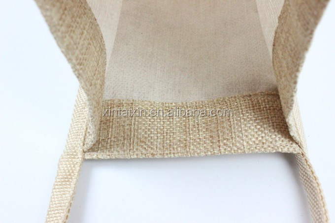 2021 Low price 1 bottle jute wine carrier bag high quality customized canvas wine bag reusable gift carry case