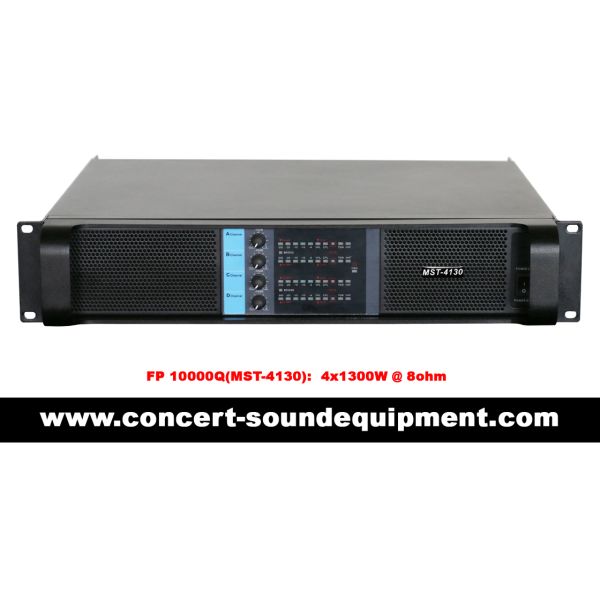 4 Channel Church Sound Systems Class TD 4x1300W Switching Amplifier