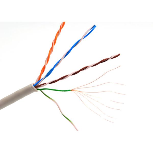 50m unshielded Cat5e UTP Cable , Indoor cat5e networking cable PVC jacket