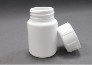 Quality 60ml White HDPE Health Care Product Bottle With Screw Cap And Thickened Medicine Bottle for sale