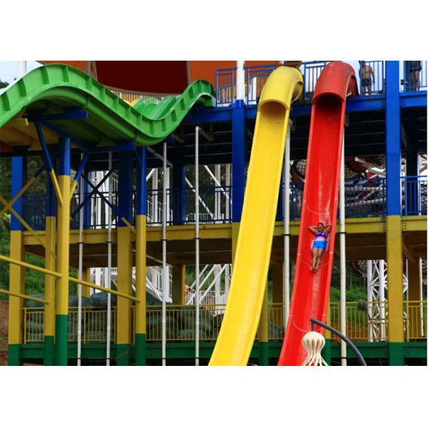 Aqua Park Custom Super Boomerang Water Slides For 1080 Riders