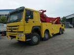 Road Heavy Rescue Tow Trucks 8X4 Diesel Fuel Type / Manual Transmission Type
