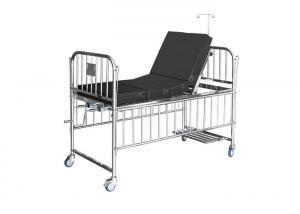 Quality Stainless Steel Manual Children Hospital Bed Two Function Molibe for sale