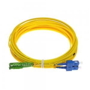 China E2000-SC Duplex Fiber Optic Cable 5 Meters FTTH Single Mode Optical Fiber Cable on sale