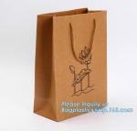 Design luxury white custom kraft recycle carrier bag shopping paper bag kraft