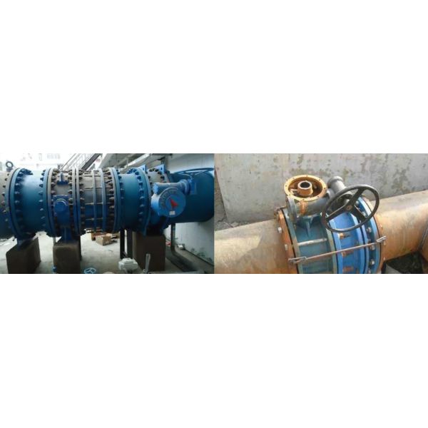 304 stainless steel C2F type detachable double flange loose sleeve force transmission expansion joint