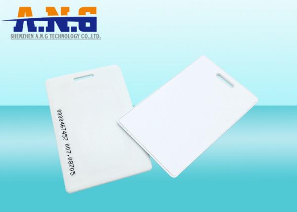 Buy 125Khz RFID ABS Clamshell Blank ID Card TK4100 with Serial Number at wholesale prices
