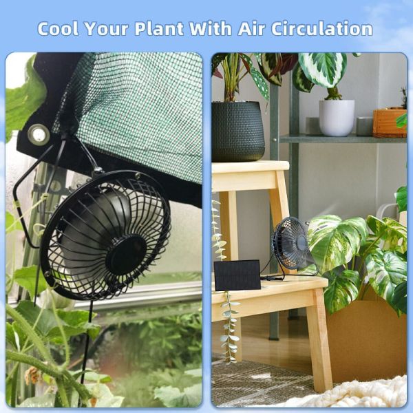 Rechargeable Fan Battery Operated Table Solar Fan Outdoor Solar Light Camp Fan