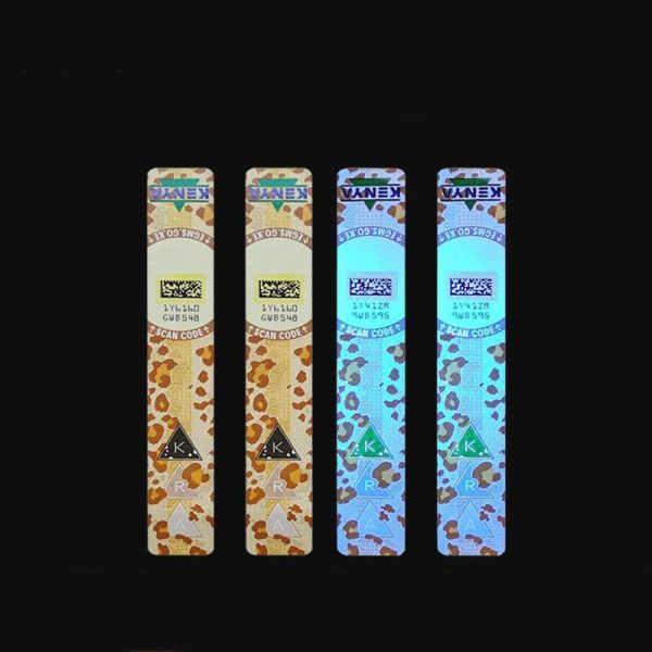 Security Wine Safety Label Printer Fluorescent Double Layer Stickers