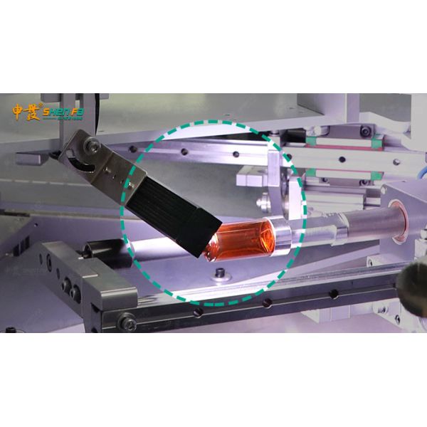 Full Servo 3-color Silk Screen Printing Machine With Vision Camera Orientation For Round Bottle SF-MP310