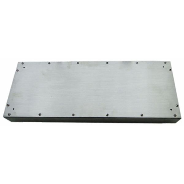 Vandalism Industrial Computer Desktop Metal Keyboard With Trackball