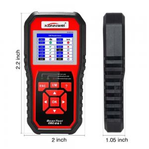 Quality Obd2 Car Engine Diagnostic Tool , Portable Barcode Reader With Abs KONNWEI KW850 for sale