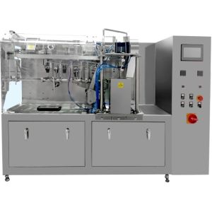 Multi Function Liquid Vacuum Packing Machine , Sachet Premade Pouch Filling