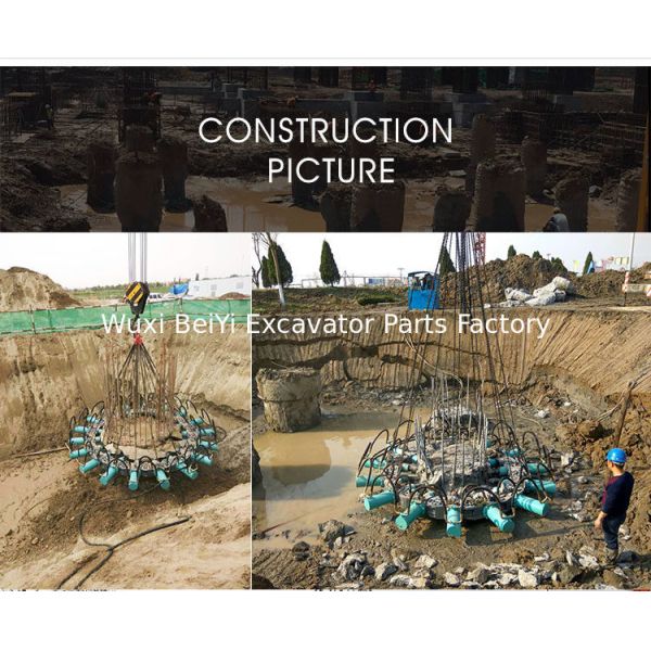Made in china Modularized Hydraulic concrete cutting machine pile breaker for square and round foundation piles