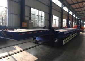 Quality SINOTRUK Three Axle Semi Trailer Truck , Flatbed Semi Trailer Of Carbon Steel for sale