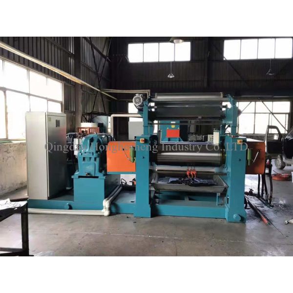 9 Open Type 220V Silicone Rubber Mixing Mill Machine 450mm 2 Roll