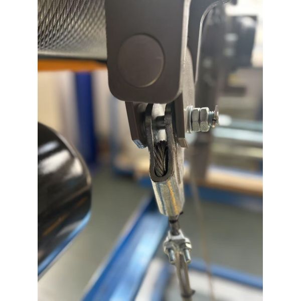 3.2 Ton 6m European Style Single Beam Wire Rope Hoist For Bridge Crane