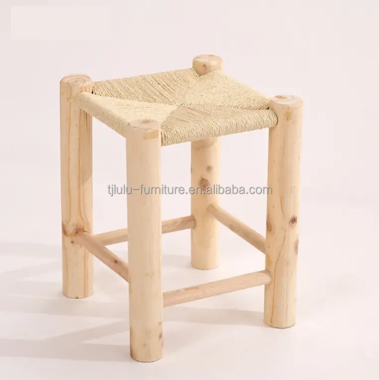 Add a Touch of Elegance to Your Living and Dining Room with Modern Nordic Solid Wood Stool