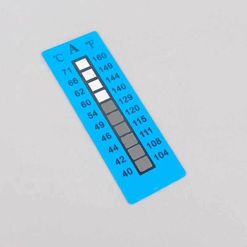 Irreversible 71-82 ℃ 160-180℉ 3 Level High Temperature Sensitive Labels