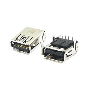 Quality 9Pin USB3.1 Female USB Socket Charging Connector Dip 90 Degrees RVS for sale